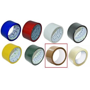 Imagem de Fita grossa adesiva marrom durex 45mmx40m altape c/5