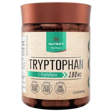 Imagem de L-triptofano Tryptophan 190mg 60caps Nutrify Original