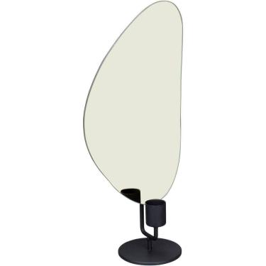 Imagem de Castiçal Decorativo Porta Vela Home&co Metal 31x15x8cm Dourado