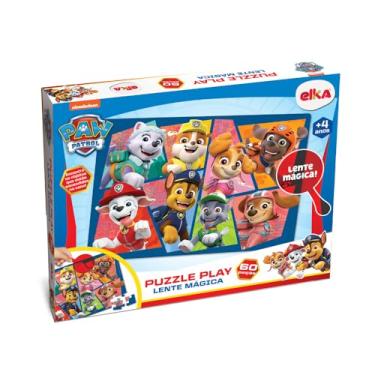 Imagem de Puzzle Play 60 peças - Lente Mágica Patrulha Canina
