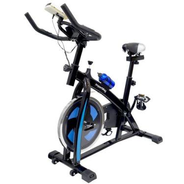 Imagem de Bicicleta Ergométrica Spinning Profissional Mecânica 13 Kg Suporta 120