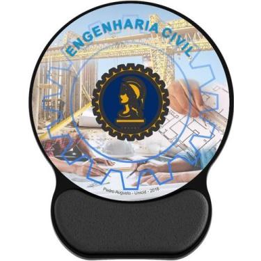 Imagem de Mouse Pad Ergonômico - Office Profissões - Engenharia Civil - Espectro