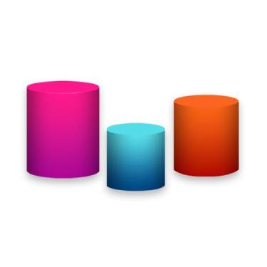 Imagem de Trio de Capas de Cilindro - Tardezinha 004 - Via Cores