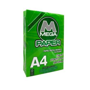 Imagem de Papel a4 mega paper 500 folhas