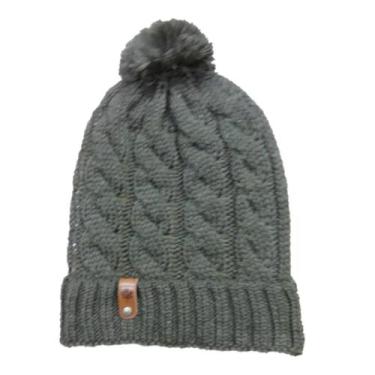 Imagem de Touca Feminina Gorro De Lã Com Pompom Elegante Macia - Suprema opção, 