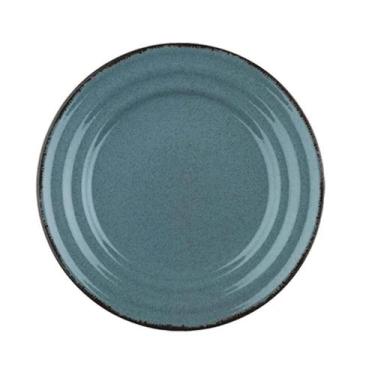 Imagem de Prato De Sobremesa Stone Blue Porcelana 20Cm - Mesatua