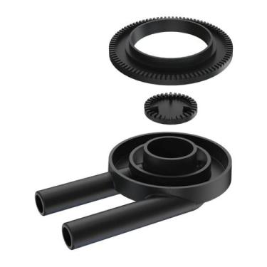 Imagem de Queimador Econômico Duplo Completo de Fogão Industrial 14cm - Libaneza