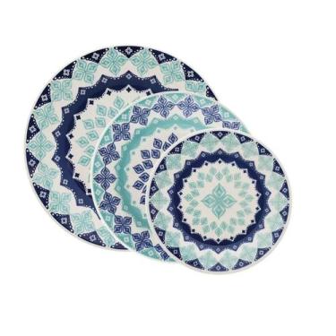 Imagem de Aparelho de Jantar e Lanche 12 Peças Donna Lola Oxford