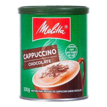 Imagem de Cappuccino Mellita Sabor Chocolate 200g - Melitta