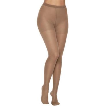Imagem de Meia Calça Kendall Média Compressão Mel - M, M, Bege