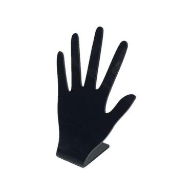 Imagem de Expositor de anel tipo Mão - Preto - Acrihome Design em Acrílicos