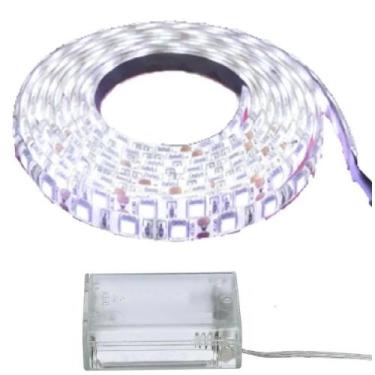 Imagem de Fita Super Led 2m Metros Adesivo Sem Fio com 120 Luz Leds - Inter, Bra