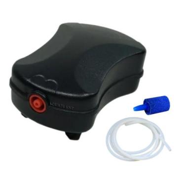 Imagem de Compressor Oxigenador 2,5l/min P/ Aquários Mangueira Pedra - 110V - BO