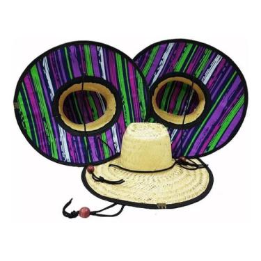 Imagem de Chapéu de Palha Forrado sem logo - Indigo - Pierside Surf, Indigo