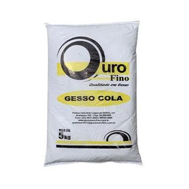Imagem de Gesso Cola Ouro Fino para Molduras Placas 3D Drywall - 5kg