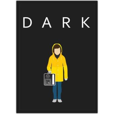 Imagem de Quadro Decorativo Dark Séries Cinema Salas Quartos Decorações Com Mold