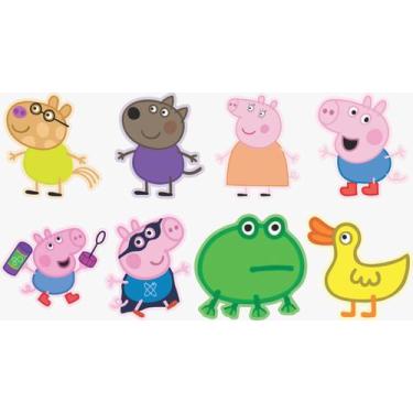 Imagem de Kit Display de Mesa 8 Pç Festa Turma da Peppa Especial MDF - Juju Bras