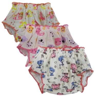 Imagem de Kit 6 calcinhas porta  fralda  volle 706, Sortidas, M