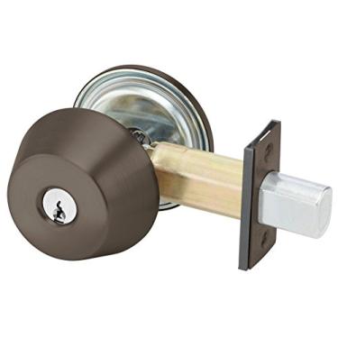Imagem de Yale Fechadura D212 X 613E X 2807 KR Série 200, Cilindro por Thumbturn, Chave Schlage C Keyway, Chave Aleatória, 6 pinos, Fundo 6 3/4", Bronze Cetim Escuro 613E