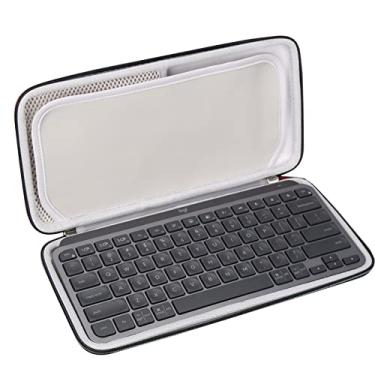 Imagem de FBLFOBELI Estojo rígido de EVA para Logitech MX Keys Mini Teclado Iluminado Sem Fio Minimalista, Bolsa de Transporte de Viagem