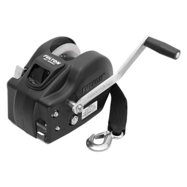 Imagem de Fulton Guincho 142418, 1179 kg, 2 velocidades com alça de 5,4 m, cabo de 25,4 cm, capa preta, 1 pacote