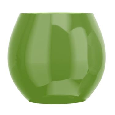 Imagem de Vaso Fibra De Vidro Decoração 40cm Estilo Vietnamita Plantas (Verde Claro)