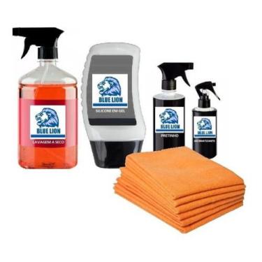 Imagem de Shampoo Pretinho Silicone Em Gel E Aromatizante Para Carro - Blue lion