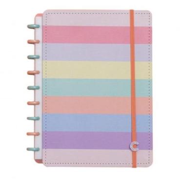 Imagem de Caderno Inteligente 80f Medio Arco Iris Pastel CIMD3057