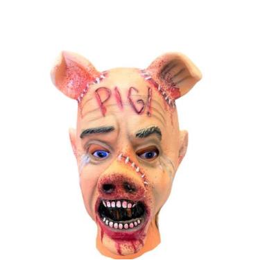 Imagem de Fantasia Mascara Cabeça de Porco Pig Assustador Terror - Lynx produçõe
