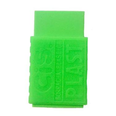 Imagem de Borracha Escolar Cis Plast Fluo - Verde Fluorescente