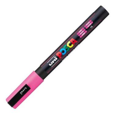 Imagem de PC-3M POSCA Rosa Claro Ponta Cônica 0.9 a 1.3mm - Uni-ball