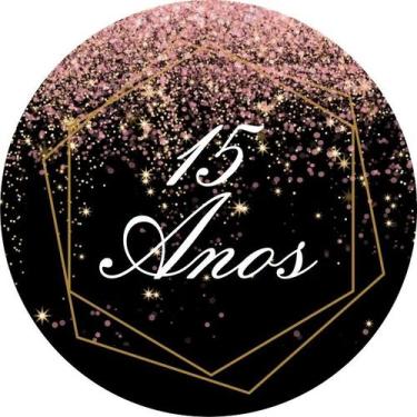 Imagem de Painel Redondo C/ Elástico 1,50m 15 Anos - Fadrix