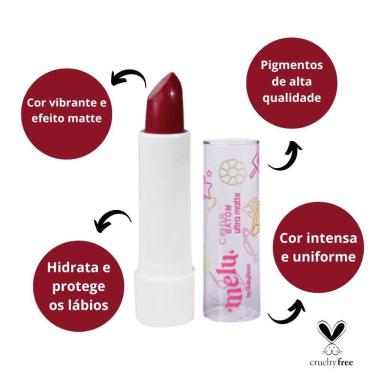 Imagem de Batom Ultra Matte Melu By Ruby Rose Cm200 3,8g