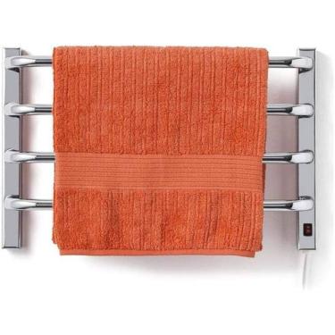 Imagem de Toalheiro Térmico 110v para 1 Toalha Fio Lado Esquerdo Cromado