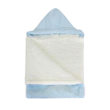 Imagem de Porta Bebê  Saco de Dormir  Porta com sherpa - Bebê & Enxoval, Azul