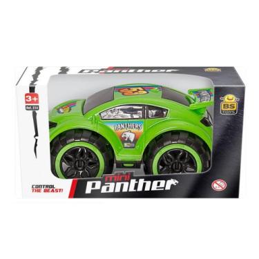 Imagem de Carrinho Brinquedo Menino Mini Panther Colorido com Aerofólio - BS TOY