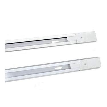 Imagem de Trilho de aluminio eletrificado de 1 metro para spot branco - MBLED