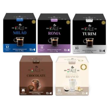 Imagem de Cafe Expresso Capsulas Dolce Gusto Lacteos Cafe Italle 50 - Café Itall