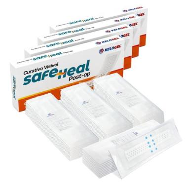 Imagem de CURATIVO VISÍVEL SAFE HEAL POST-OP 10x30 (5x25) 40UN KELOGEL, 10X30CM