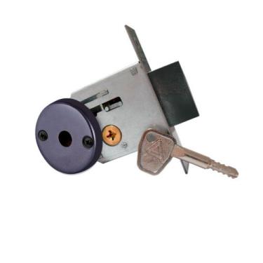 Imagem de Fechadura Auxiliar F-2000 Trava de Segurança Tetra Chave Roseta Redond