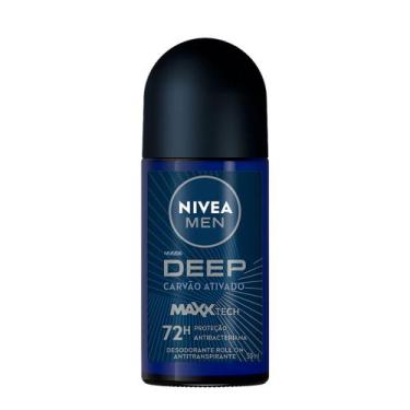 Imagem de Desodorante Roll On Nivea Deep Carvão Ativado 50ml
