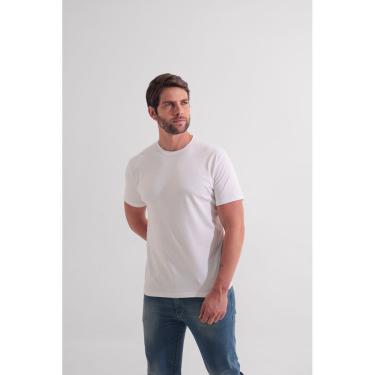 Imagem de Camiseta Masculina Slim Pima Algodão Peruano Básica