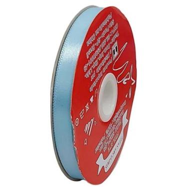 Imagem de Fita de Cetim Trader 10mm N2 com 50 Metros, COR 129 AZUL CLARO, 50 MET