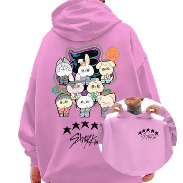 Imagem de Moletom Blusa De Frio Skz Stray Kids Star Banda Kpop Cartoon - Abstrac