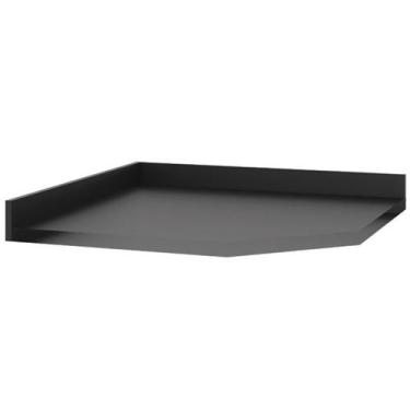 Imagem de Tampo Obliquo Para Balcão de Cozinha 75 cm CD406 Preto Dtall - Milani 