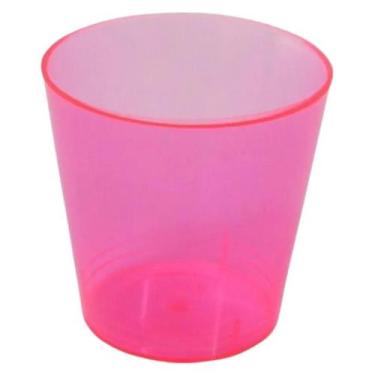 Imagem de Mini Copo Pic 25ml para Doces Brigadeiro Rosa - 10 unid - PLASTILANIA