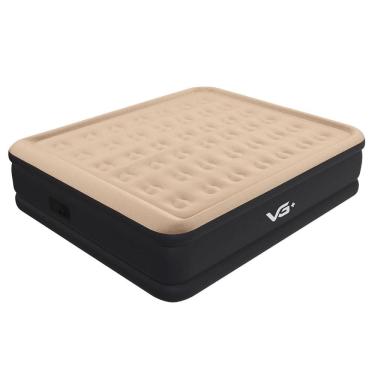 Imagem de Colchão Inflável Casal Queen Dura Tech Premium Resistente com Bomba Elétrica Embutida VG Plus 110v