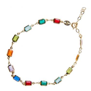Imagem de Pulseira Arco Íris Banhado- 01 - Carlitos Joias