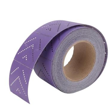 Imagem de Rolo de Lixa de Cerâmica de 320 Grão, Lixa de Longboard de 70 Mmx12m Com Gancho e Apoio para o Corpo do Carro, Tinta de Carro