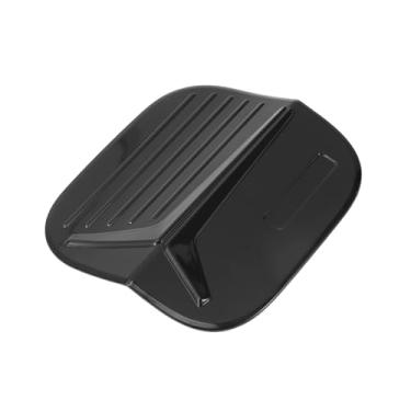 Imagem de Partuto Tampa da porta do tanque de combustível para Honda Civic 2022-2025 Tampa de aba de enchimento de combustível tipo adesivo preto ABS